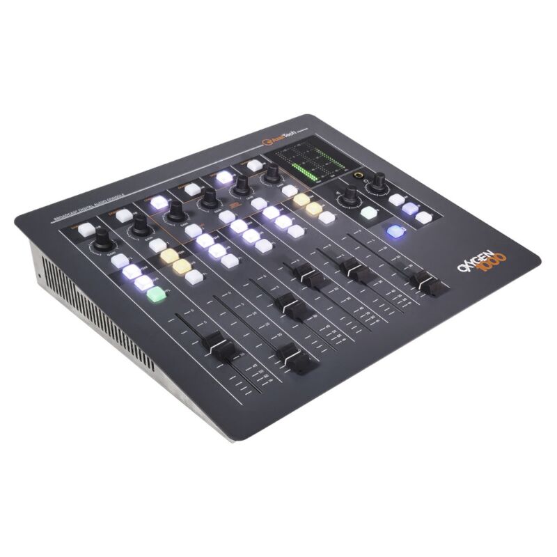 Axel Oxygen 1000 BT Digital Broadcast Audio Console with 8CH Dante Interface