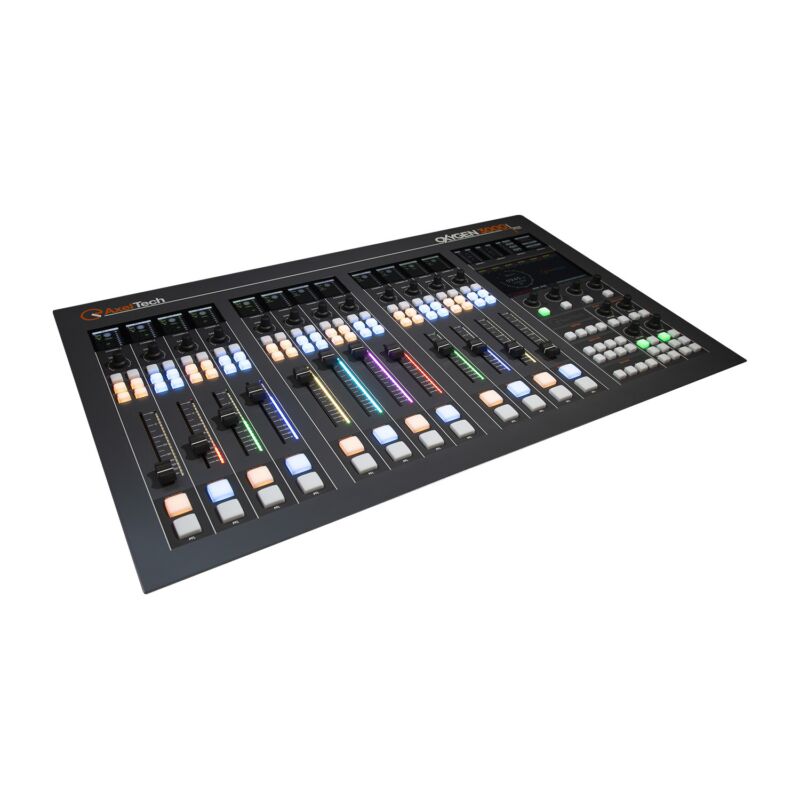 Axel Oxygen 3000 Plus Digital Broadcast 12 Fader Audio Console with Two Audio Interface Cards - Image 4
