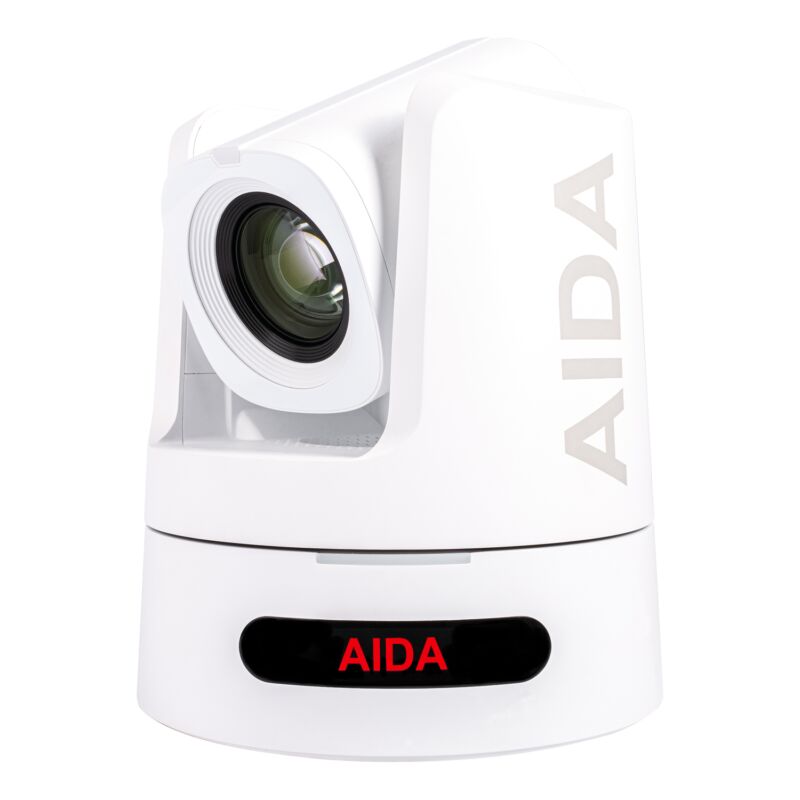 AIDA Imaging PTZ4K12G-FNDI-X30W - Broadcast/Conference 4K High-Bandwidth NDI® 12G-SDI 30X Zoom PTZ Camera (White)