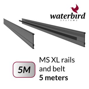 Waterbird MS XL Rails and Timing Belt: 5 meters