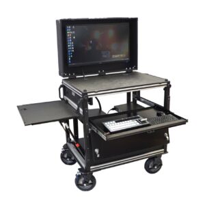 Switchblade MPC (Mobile Production Cart) Tier 2 Bundle with vMix 4K 8-input SDI Switcher