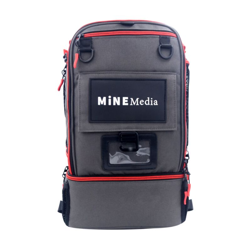 Mine Media Large Backpack for C300 Bonding Media Encoder